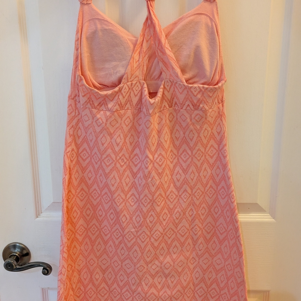 Dakini  Peach Geometric Dress - Picture 2 of 4